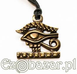 Oko Horusa - Udjat amulet ochronny, złoty